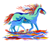 Come Follow Me - A young foal follows his mom with complete trust. Jesus calls you to trust and follow Him.